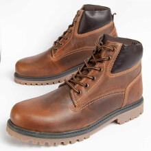 (Brown, 43) Leren Laars Voor Heren. Purapiel Botiel 98970