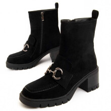 (Schwarz, 40) Damen-ankle-boots Mit Absatz. Montevita Vareli 96611
