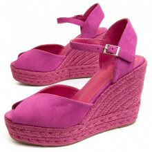 (Rosa, 40) Espadrille-keilsandale Für Damen. Montevita Wesparto7 91751