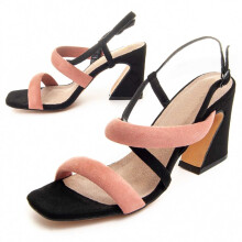 (Schwarz, 36) Damen-sandalen Mit Absatz. Montevita Sandale 5 88463