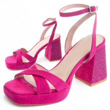 (Rosa, 37) Damen-sandalen Mit Absatz. Montevita Festsand3 88517