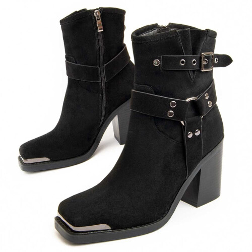 (Schwarz, 37) Damen-ankle-boots Mit Absatz. Montevita Town 96620