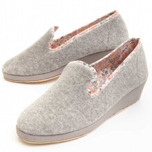 (GRAU, 41) Bequeme Damenpantoffeln. Northome Rizzo2 81265