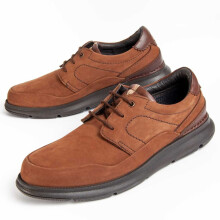 (Braun, 41) Herren-lederschuh. Purapiel Confore3 98982