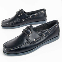 (Blue, 41) Nautical Leather For Men. Purapiel Puranautic6 99456