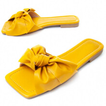 (Gelb, 36) Damen-flachsandale. Montevita Palanti2 82853