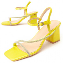 (Grün, 38) Damen-sandalen Mit Absatz. Montevita Sandrarey 90491