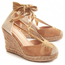 (Braun, 39) Montevita Spartsum3 87244 Damen-espadrille-wedge