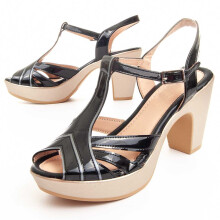 (Schwarz, 36) Damen-sandalen Mit Absatz. Montevita Sandra 87342