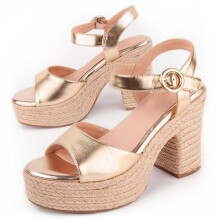 (Golden, 39) Damen-sandalen Mit Absatz. Montevita Iliad 102966