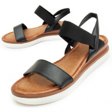 (Schwarz, 37) Damen-keilsandalen. Montevita Silia8 91067