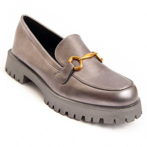 (Grau, 37) Damen-plateau-loafer. Montevita Macca3 96608 2