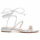 (Silber, 36) Damensandale. Montevita Sandsum 88542 2
