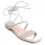 (Silber, 38) Damensandale. Montevita Sandsum 88542 3