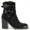 (Schwarz, 37) Damen-ankle-boots Mit Absatz. Montevita Town 96620 2