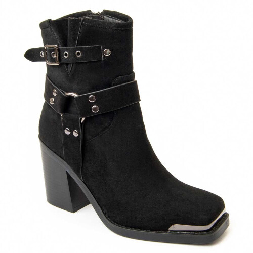 (Schwarz, 37) Damen-ankle-boots Mit Absatz. Montevita Town 96620 2