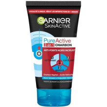 Kohle 3 in 1 GARNIER PureActive Anti-Mitesser - 150 ml