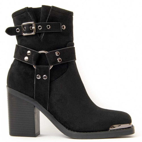 (Schwarz, 39) Damen-ankle-boots Mit Absatz. Montevita Town 96620 1