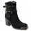 (Schwarz, 39) Damen-ankle-boots Mit Absatz. Montevita Town 96620 3