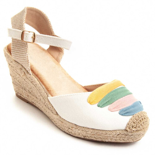 (Wit, 36) Montevita Isa2 87287 Espadrille Wedge Voor Dames 2