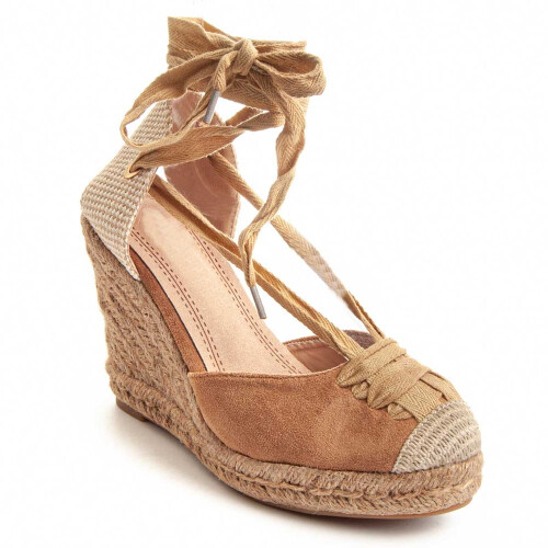 (Marrone, 40) Montevita Spartsum3 87244 Espadrillas Con Zeppa Da Donna 2