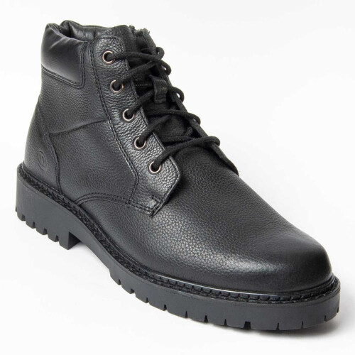 (Black, 40) Leather Boot For Men. Purapiel Botiel10 99007 2