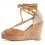 (Marrone, 40) Montevita Spartsum3 87244 Espadrillas Con Zeppa Da Donna 5