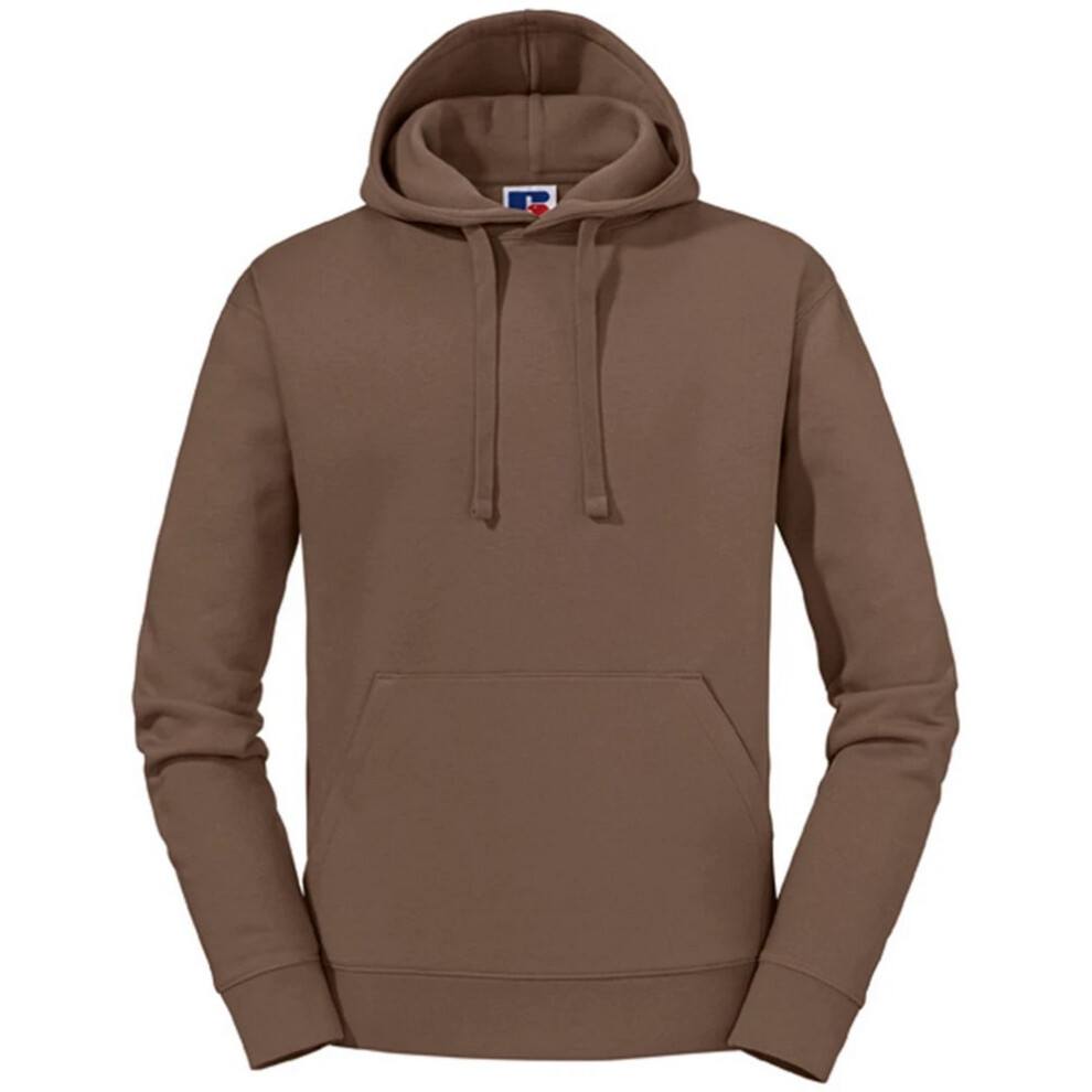 Russell (Xl, Mocha Brown) Mens Authentic Hoodie