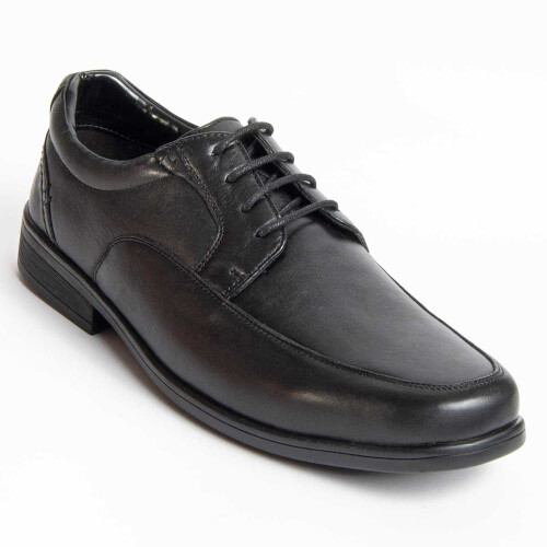 (Schwarz, 45) Herren-lederschuh. Purapiel Confore9 98993 2