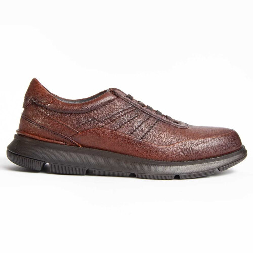 (Braun, 41) Herren-lederschuh. Purapiel Confore7 98988 1