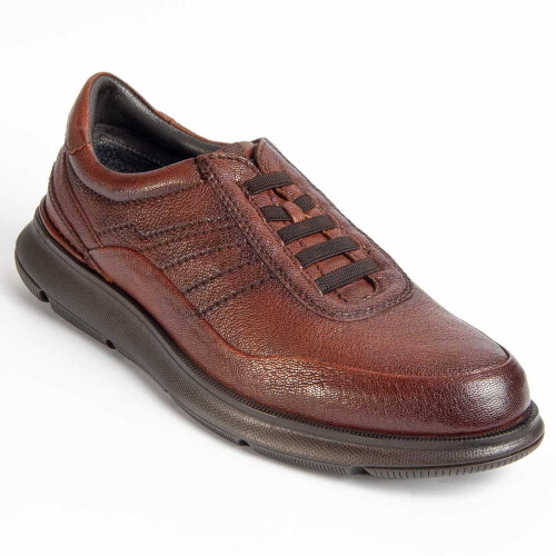 (Braun, 41) Herren-lederschuh. Purapiel Confore7 98988 2