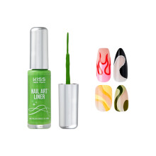 KISS NEW YORK Nail Art Liner, schnelltrocknend, präzise feine Borsten für exakte Linien, Salon Ergebnisse zu Hause