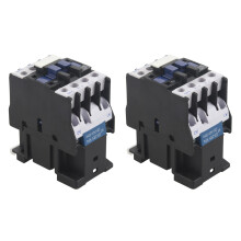 2X Power AC Contactor 1NO AC 220V 50/60Hz Coil Motor Relay 32A 3-Phase-Pole