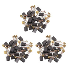 For CB408 Carbon Brushes Motor 14mm X 9mm X 6mm 60Pcs