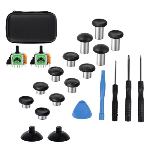 Repair Kit for  Controller Joysticks TMR Ohm Potentiometer Replacement Joystick and Joystick Cap Set