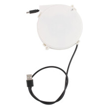 1pc Automatic Retractable Power Reel Cable Data Cable Winding Reel Charging Cable Power Cord Reel Protective Cover