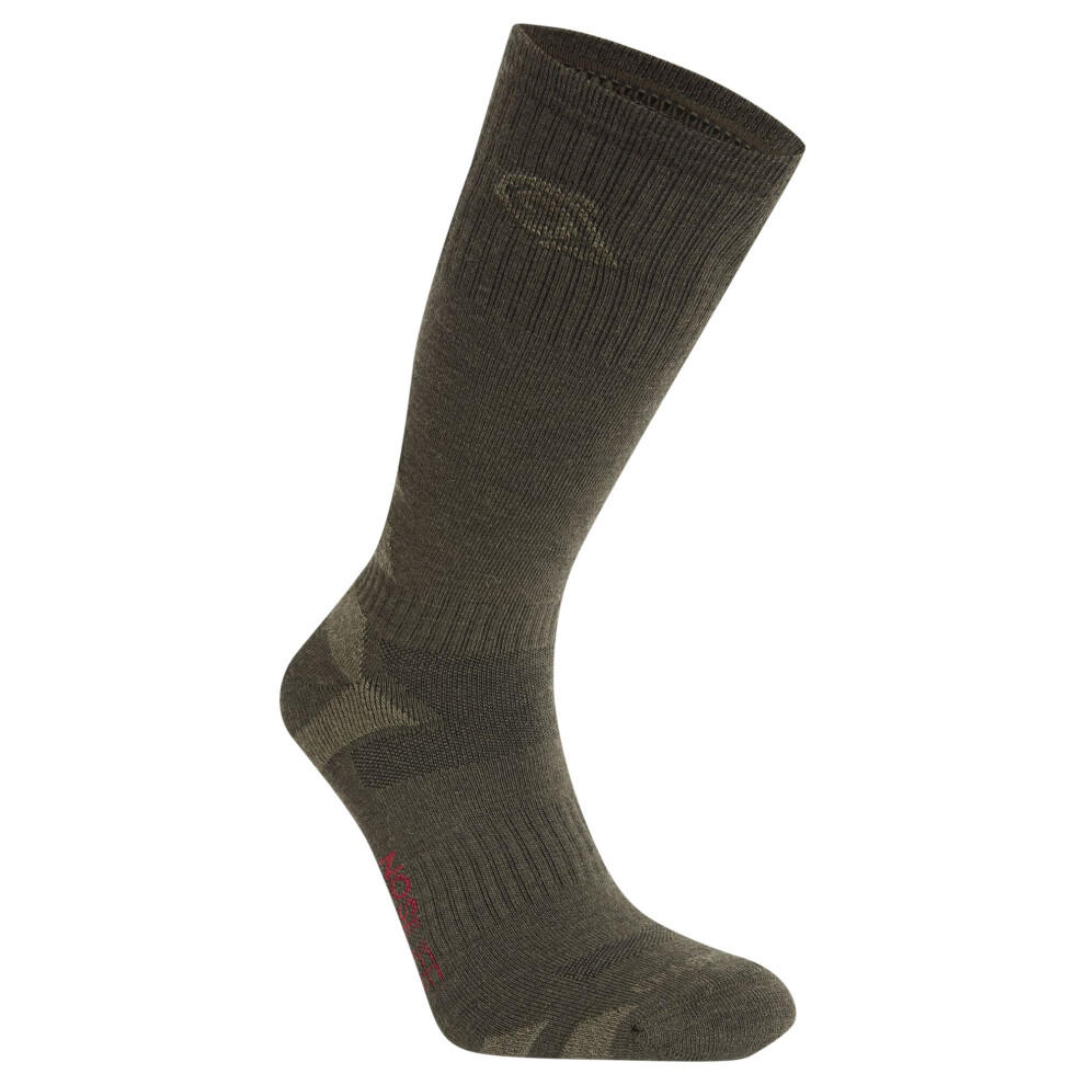 Craghoppers (3 Uk-5 Uk, Woodland Green/Parka Green) Unisex Adult Wool Blend Insect Repellent Advent Socks