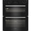 Indesit Indesit DUI 10D B Built Under 59cm Electric Double Oven Black A/A 1