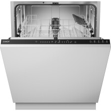 Candy CIP 3D9E0B-80 RapidO Full Size Dishwasher Black D Rated