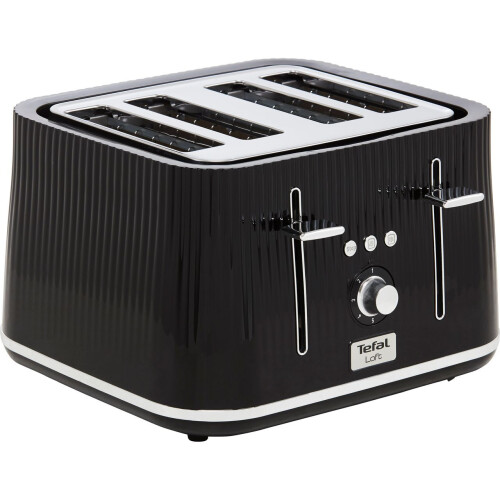 Tefal Tefal TT760840 Loft 4 Slice Toaster Black