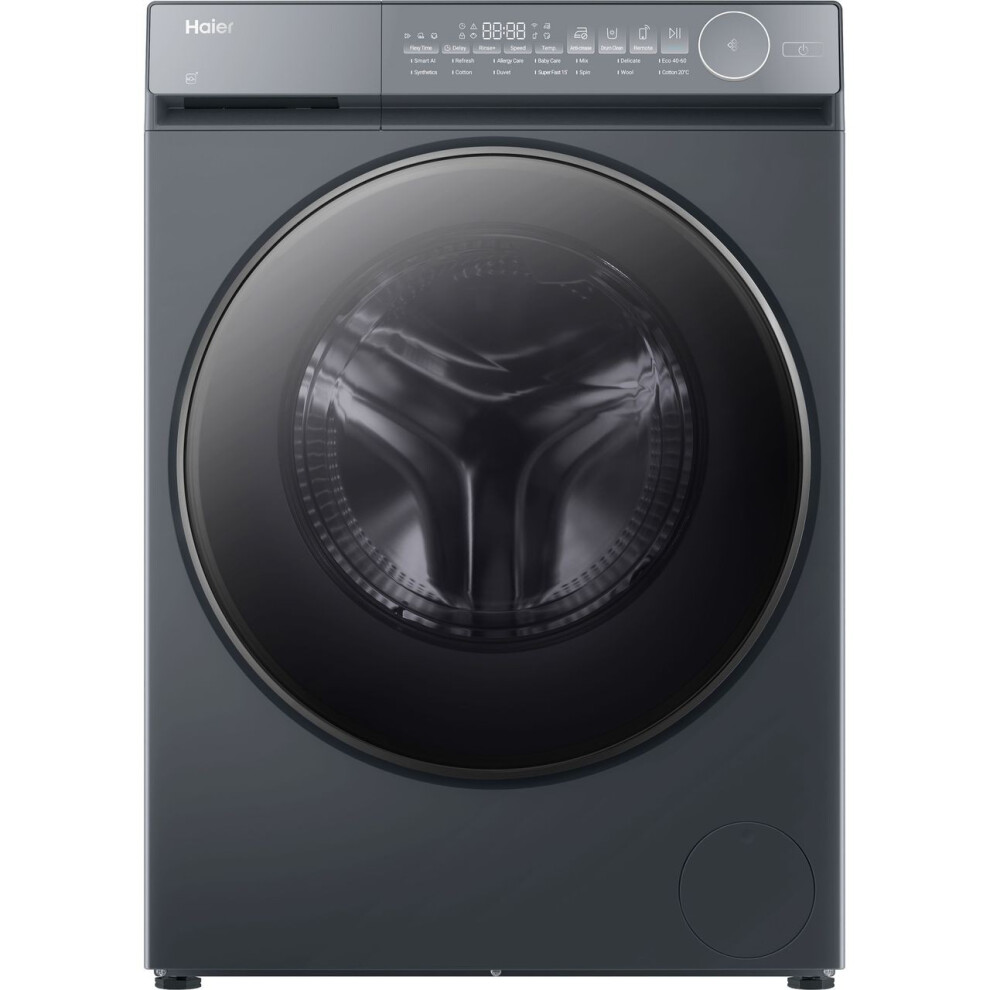 Photos - Washing Machine Haier HW100-B14367GUUK 10Kg  Graphite 1400 RPM A Rated 