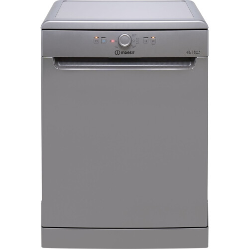 Indesit Indesit D2FHK26SUK Full Size Dishwasher Silver E Rated