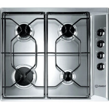 Indesit PAA642IX/IWE1 Built In 58cm 4 Burners Stainless Steel Gas Hob