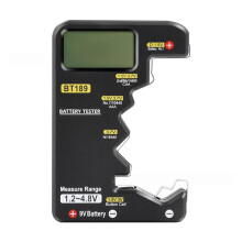 BT189 Digital Battery Tester LCD Display AA/AAA/9V/1.5V Button Cell Battery Capacity Check Detector