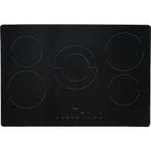 CDA SCC070FR 5 Zone 75cm 5 Burners Ceramic Hob Black