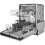 Candy Candy CIP 3D9E0B-80 RapidO Full Size Dishwasher Black D Rated 10