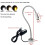 Lâmpada de Trabalho Magnética de 3W com LED, Haste Flexível e Base Magnética, Ideal para Tornos e Máquinas B 2