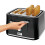 Tefal Tefal TT760840 Loft 4 Slice Toaster Black 7