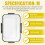 Camera Dry Box Clear Camera Protective Case Multifunctional Dustproof Sealing Drying Storage Box for DSLR Lens Flash M 5