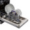 Beko Beko DVS04020S Dishwasher Slimline 45cm 10 Place Silver E 7